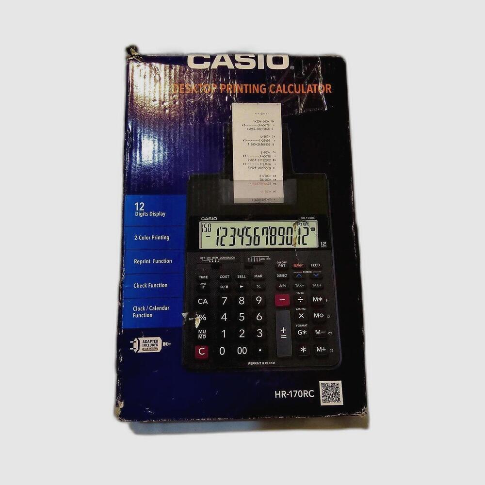 New Casio Desktop Printing‎ Calculator